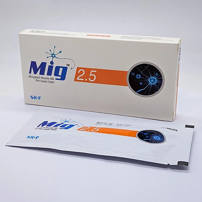 Pack Image: Mig 2.5 mg Tablet (2 x 10)