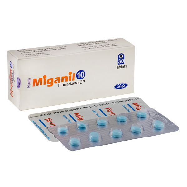 Pack Image: Miganil 10 mg Tablet (3 x 10)
