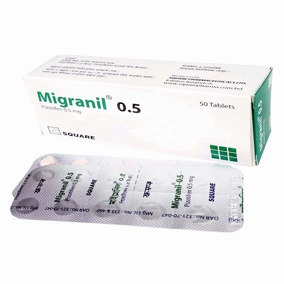 Pack Image: Migranil 0.5 mg Tablet (5 x 10)