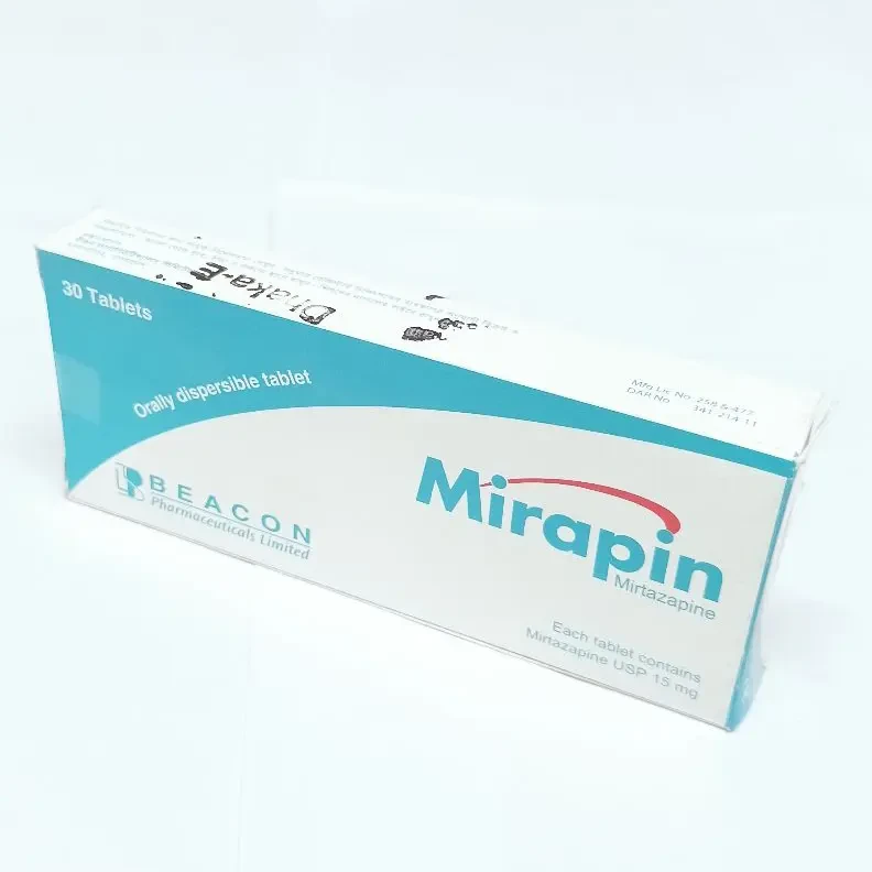 Pack Image: Mirapin 15 mg Tablet (3 x 10)