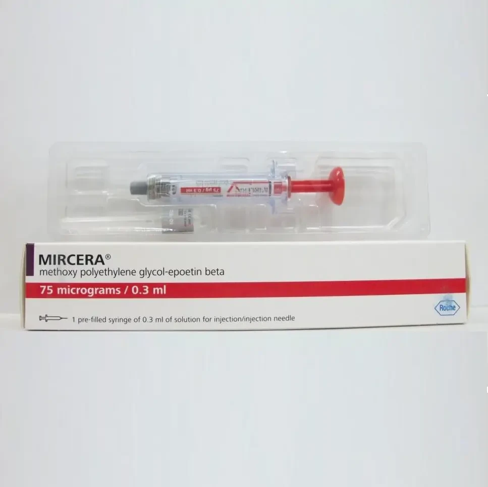 Pack Image: Mircera 75 µg Injection (75 µg pre-filled syringe)