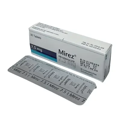Pack Image: Mirez 7.5 mg Tablet (3 x 10)