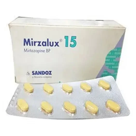 Pack Image: Mirzalux 15 mg Tablet (4 x 10)
