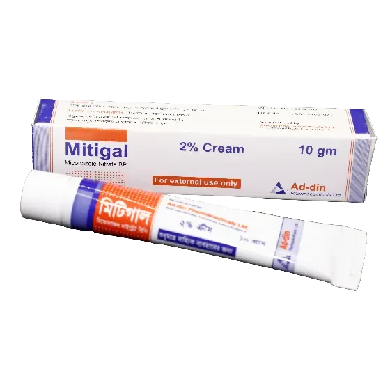 Pack Image: Mitigal 2% w Cream (10 gm tube)