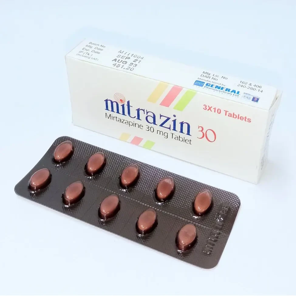 Pack Image: Mitrazin 30 mg Tablet (3 x 10)