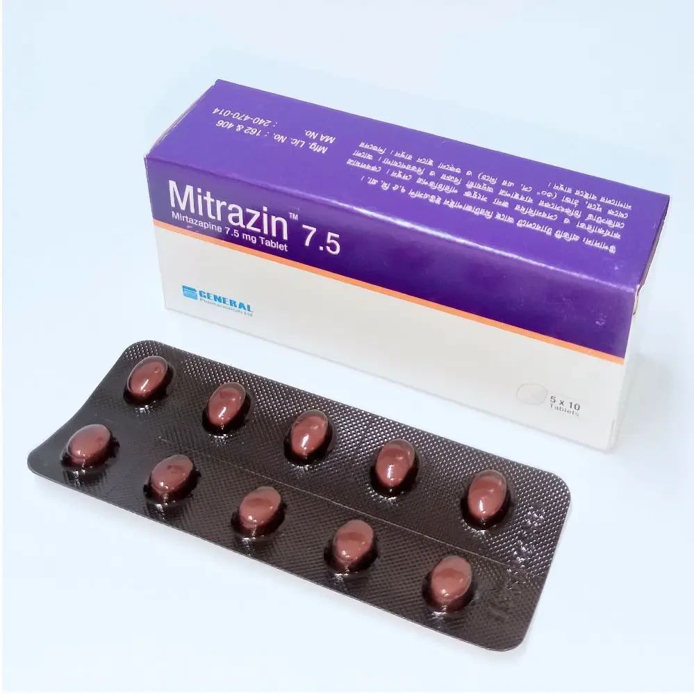 Pack Image: Mitrazin 7.5 mg Tablet (5 x 10)