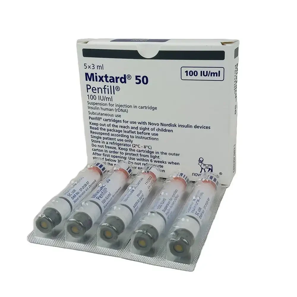 Pack Image: Mixtard 50 50% 50% Injection (3 ml penfill)