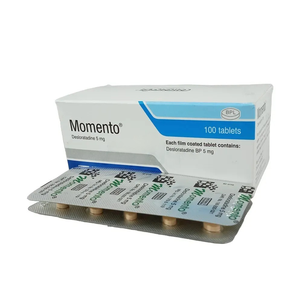 Pack Image: Momento 5 mg Tablet (10 x 10)