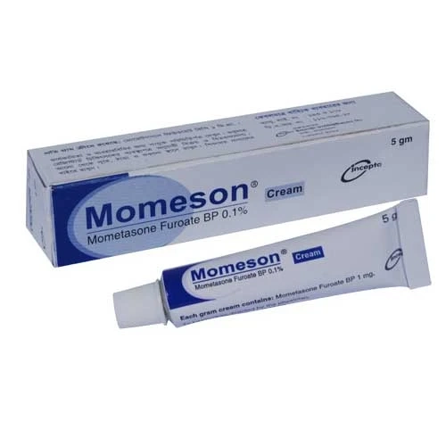 Pack Image: Momeson 0.1% Cream (5 gm tube)