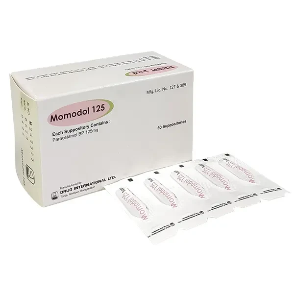Pack Image: Momodol 125 mg Suppository (6 x 5)