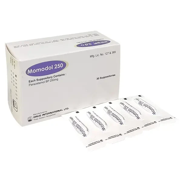 Pack Image: Momodol 250 mg Suppository (6 x 5)
