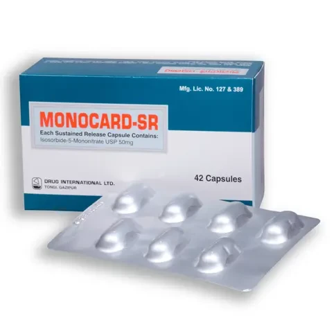 Pack Image: Monocard-SR 50 mg Capsule (6 x 7)