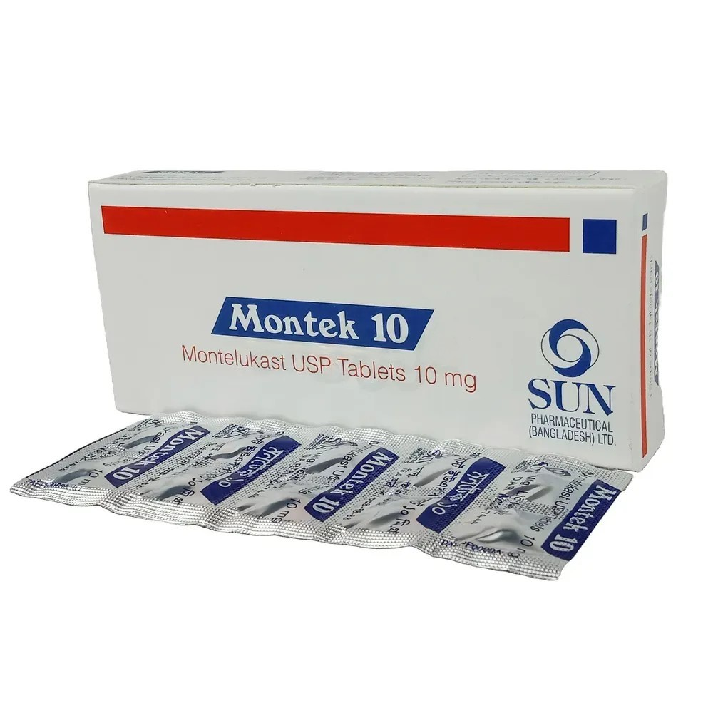 Pack Image: Montek 10 mg Tablet (3 x 10)