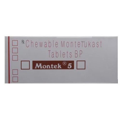 Pack Image: Montek 5 mg Chewable Tablet (3 x 10)