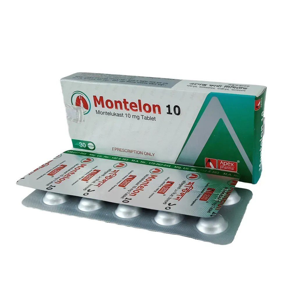 Pack Image: Montelon 10 mg Tablet (3 x 10)