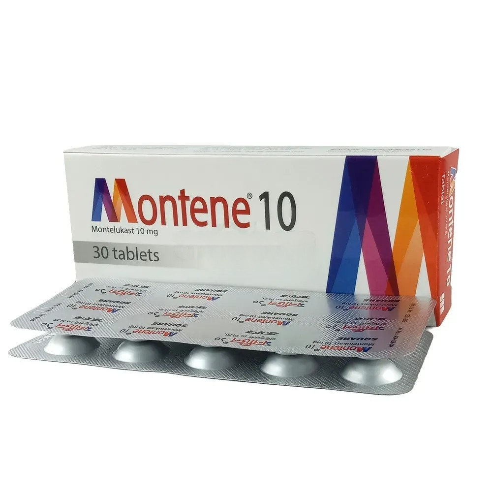 Pack Image: Montene 10 mg Tablet (3 x 10)