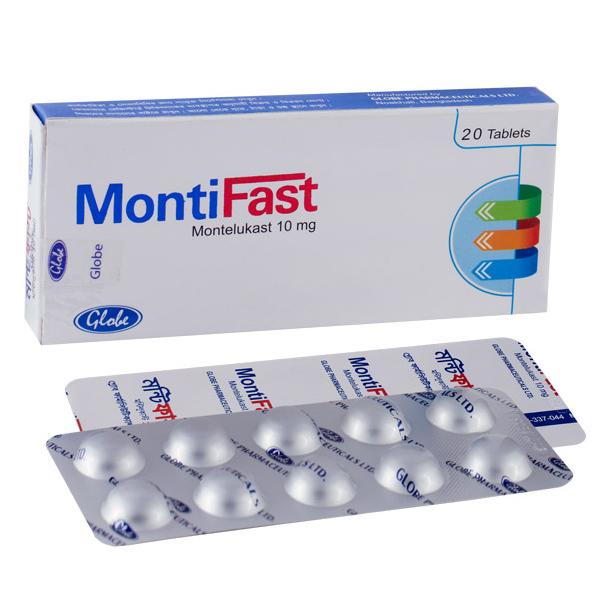 Pack Image: MontiFast 10 mg Tablet (2 x 10)