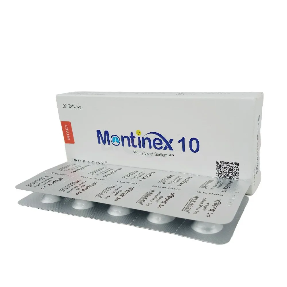 Pack Image: Montinex 10 mg Tablet (3 x 10)