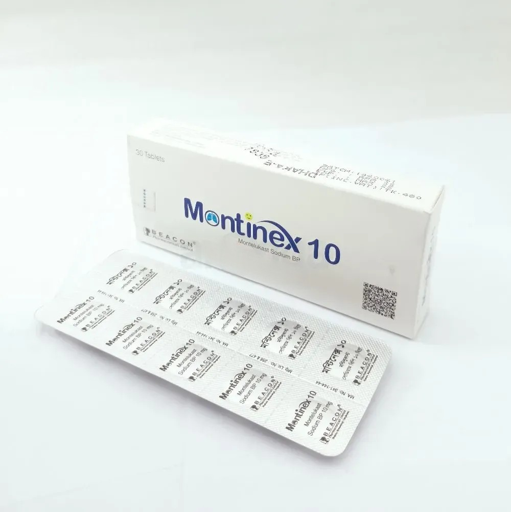 Pack Image: Montinex 10 mg Tablet (3 x 10)