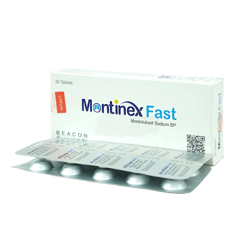 Pack Image: Montinex Fast 10 mg Chewable Tablet (3 x 10)