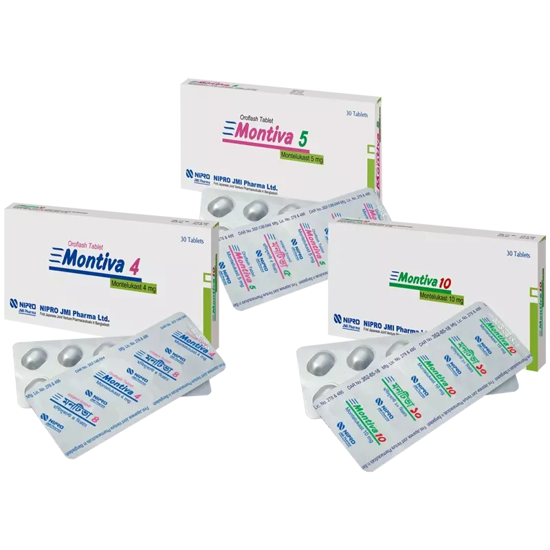 Pack Image: Montiva 10 mg Tablet (3 x 10)
