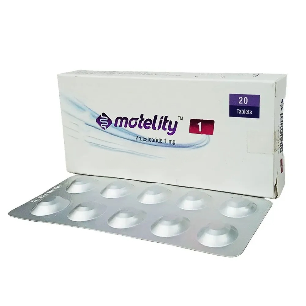 Pack Image: Motelity 1 mg Tablet (2 x 10)