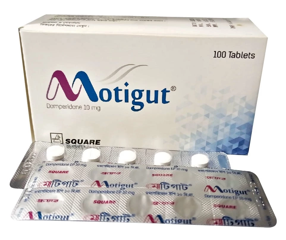 Pack Image: Motigut 10 mg Tablet (10 x 10)