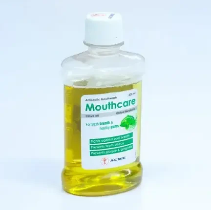 Pack Image: Mouthcare 3 gm Mouthwash (100 ml bottle)
