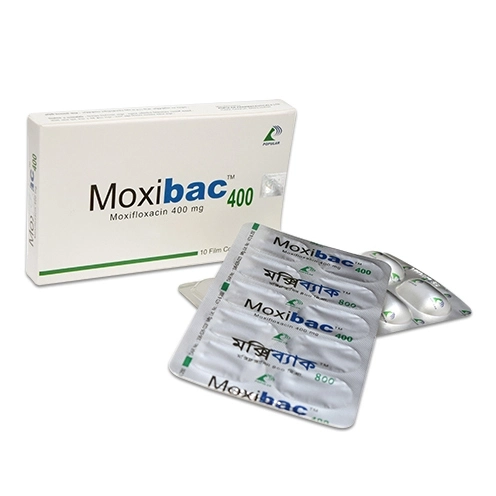 Pack Image: Moxibac 400 mg Tablet (1 x 10)