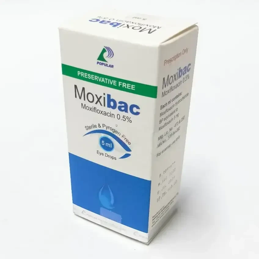 Pack Image: Moxibac 0.5% Eye Drop (5 ml drop)