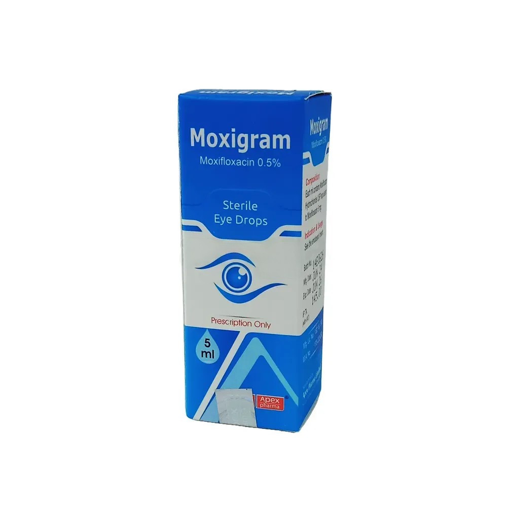 Pack Image: Moxigram 0.5% Eye Drop (5 ml drop)