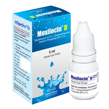 Pack Image: Moxilocin D 0.5% 0.1% Eye Drop (5 ml drop)