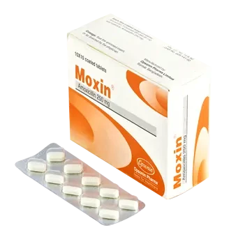 Pack Image: Moxin 250 mg Tablet (10 x 10)