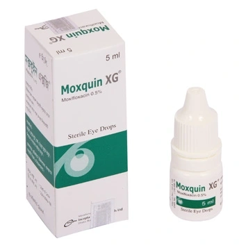 Pack Image: Moxquin XG 0.5% 0.4% Eye Drop (5 ml drop)
