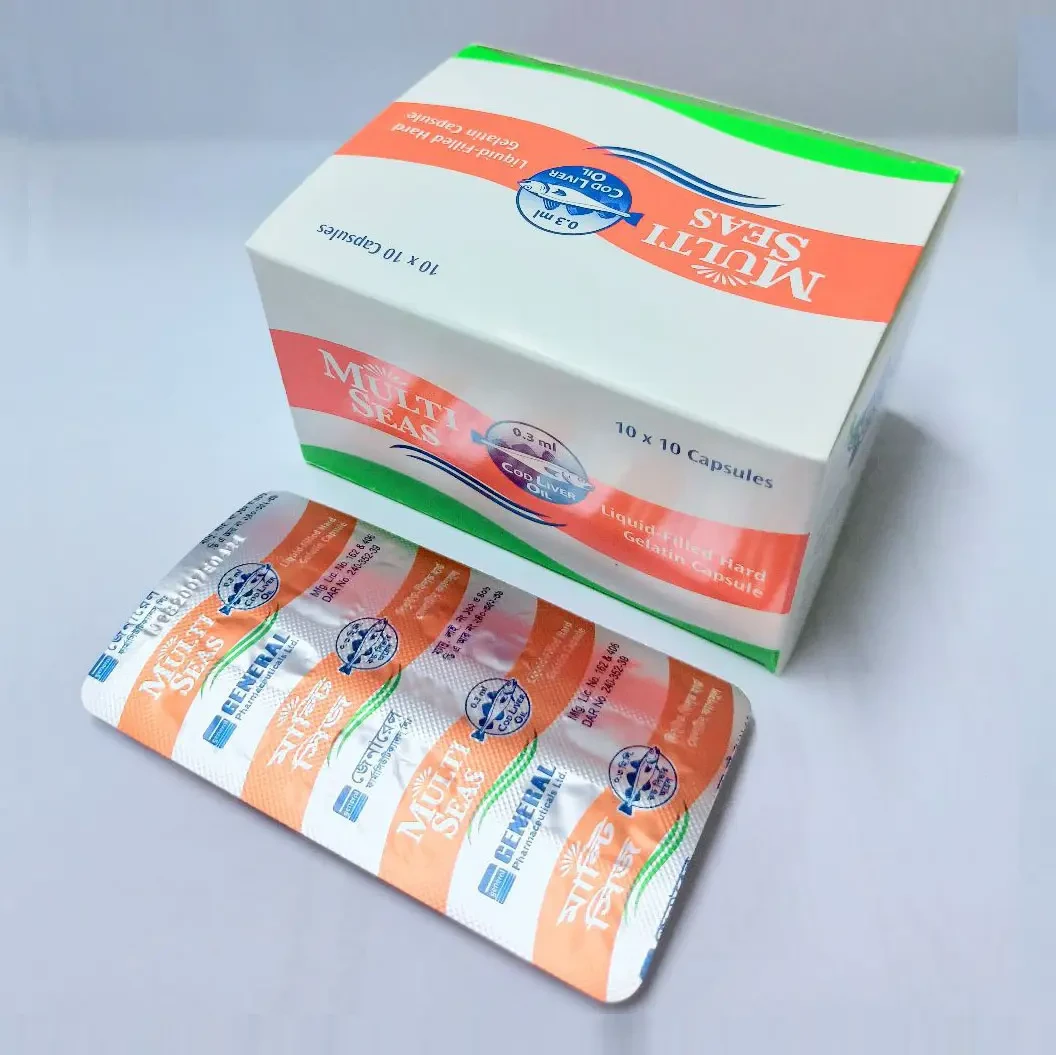 Pack Image: Multi Seas 600 IU Capsule (10 x 10)