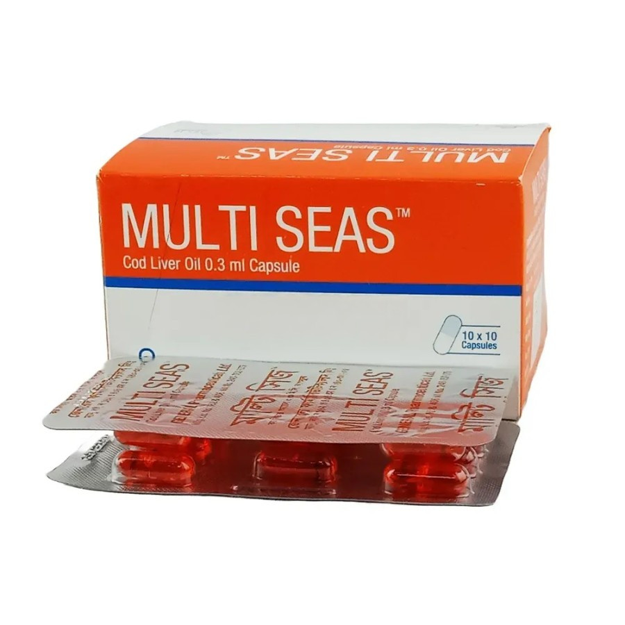 Pack Image: Multi Seas 600 IU Capsule (10 x 10)