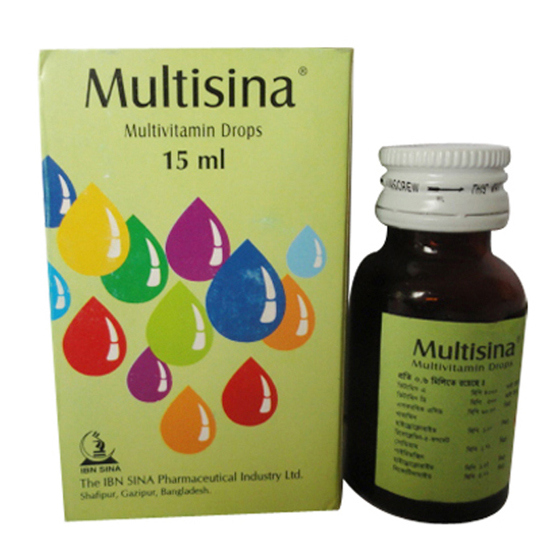 Pack Image: Multisina  Pediatric Drop (15 ml bottle)