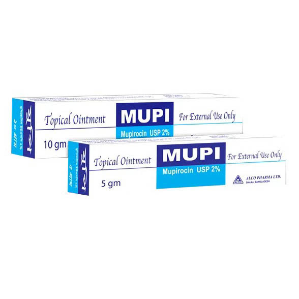 Pack Image: Mupi 2% w Ointment (5 gm tube)