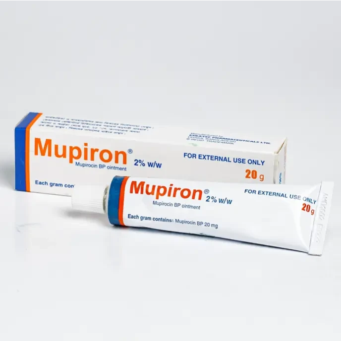 Pack Image: Mupiron 2% w Ointment (20 gm tube)