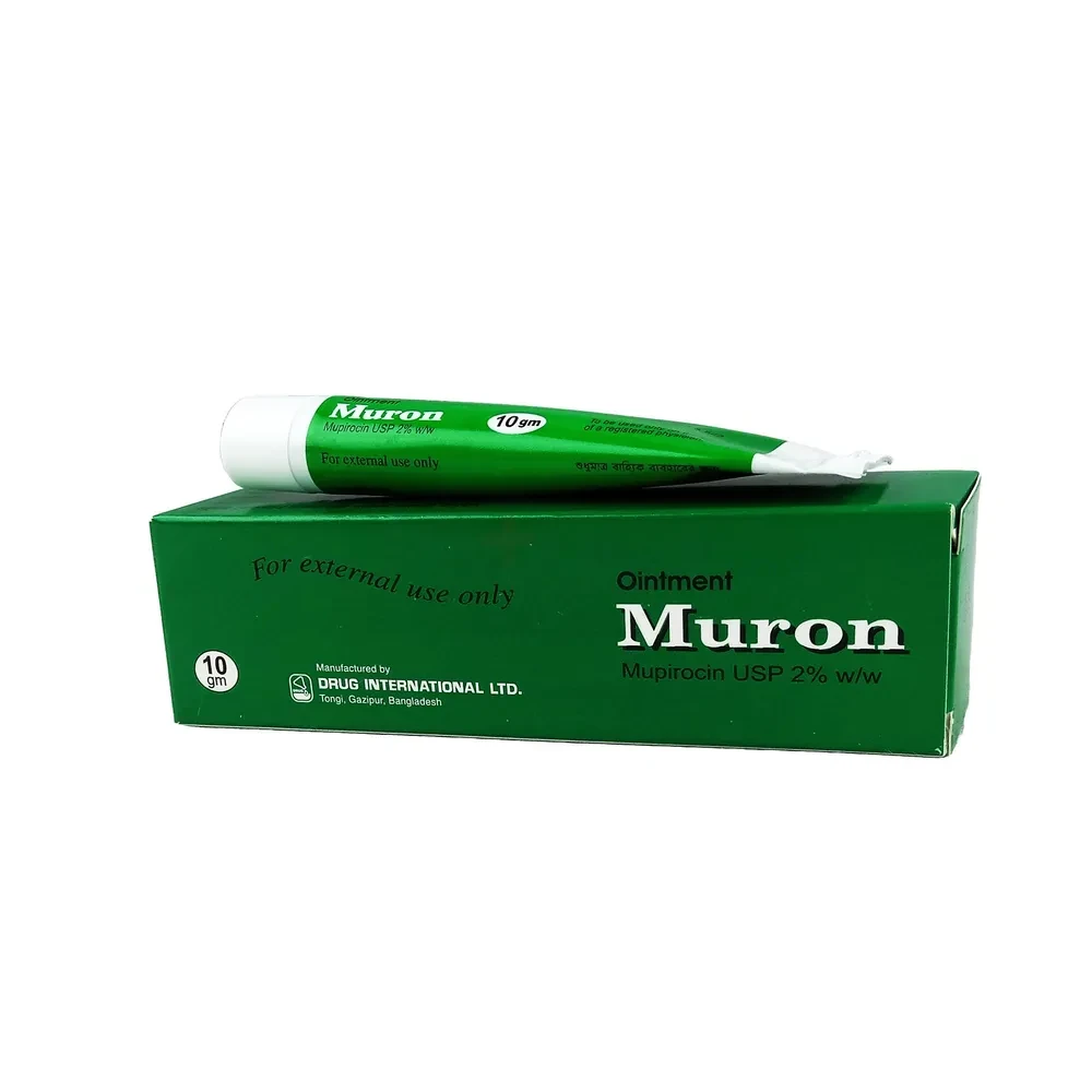 Pack Image: Muron 2% w Ointment (10 gm tube)