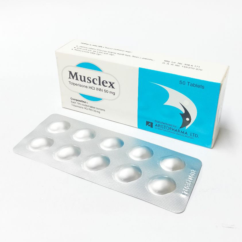 Pack Image: Musclex 50 mg Tablet (5 x 10)