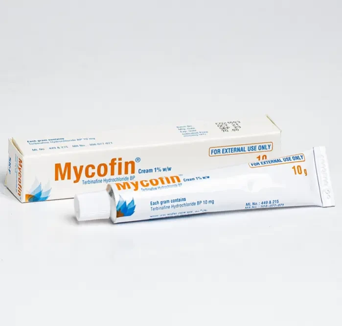 Pack Image: Mycofin 1% Cream (5 gm tube)