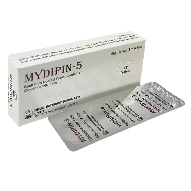 Pack Image: Mydipin 5 mg Tablet (3 x 14)