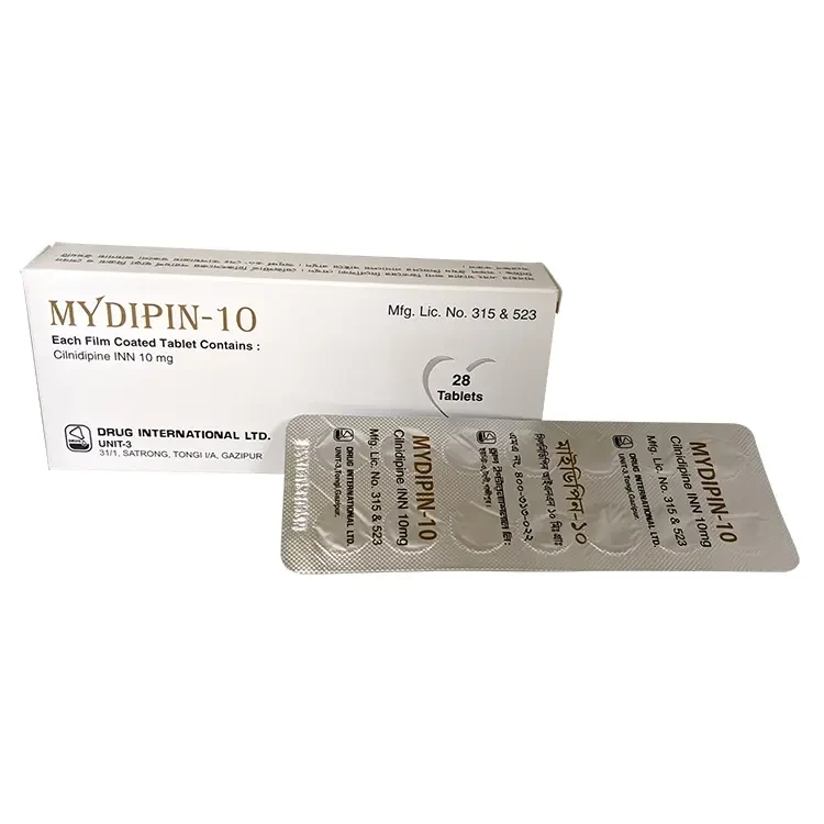 Pack Image: Mydipin 10 mg Tablet (2 x 14)