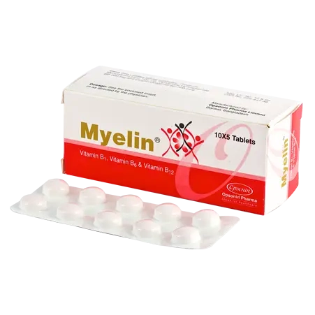 Pack Image: Myelin 100 mg Tablet (1 x 30)