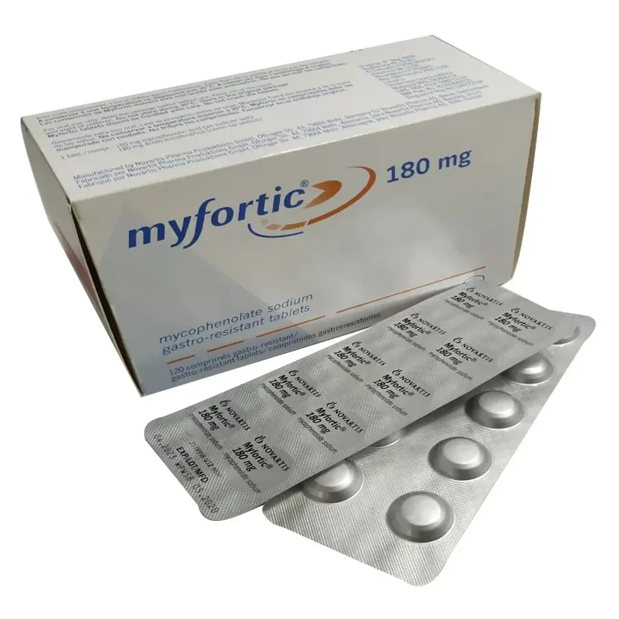 Pack Image: Myfortic 180 mg Tablet (12 x 10)