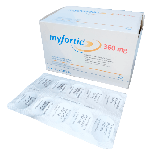 Pack Image: Myfortic 360 mg Tablet (12 x 10)