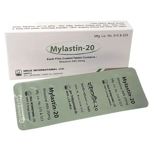 Pack Image: Mylastin 20 mg Tablet (2 x 14)