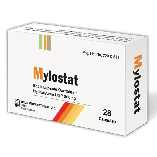 Pack Image: Mylostat 500 mg Capsule (4 x 7)