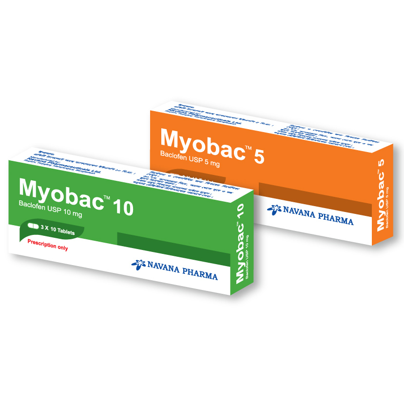 Pack Image: Myobac 5 mg Tablet (3 x 10)